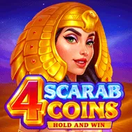 4 Scarab Coins: Hold and Win